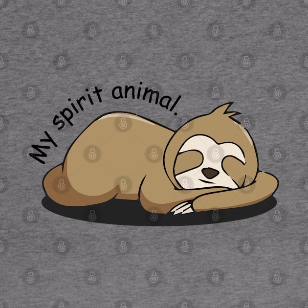 my spirit animal- sloth by zaiynabhw